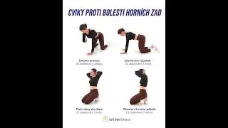 Cviky proti bolesti horn&iacute;ch zad - OnlineFitness.cz, cvičen&iacute; online doma