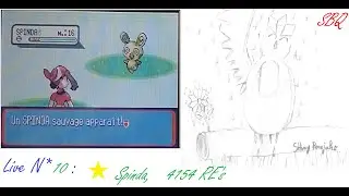 [SBQ#1 N&deg;4.1][L10] Spinda shiny, 4154 RE's (repel trick)