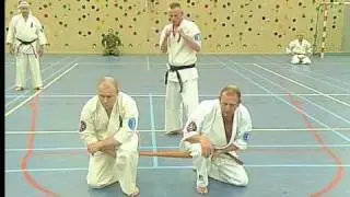 Doortrappen van honkbalknuppel met scheenbeen: Cor Mol doet't!