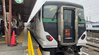[富士回遊71号] JR東日本中央本線特急-富士急行線直通E257系新宿〜河口湖, JR Fuji Excursion Limited Express 71 Shinjuku-Kawaguchiko