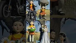 cute doll squad game ?#sguadgame #ruinedbyAi #shortsviral #cute #ai #squidgameplot