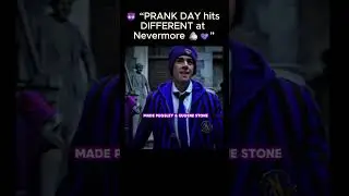 🖤⚡ Ajax Got PRANKED! | Nevermore Chaos 😈#ajax #prank #movieclips #moviescenes #wandinha