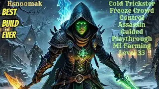 Cold Trickster Freeze Crowd Control Assassin Guided Playthrough MI Farming lvl 35