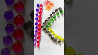 Glowing Color Mix 🌈✨ | Mesmerizing & Satisfying Paint Mixing Art 💧🎨 #shorts