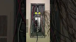 Electrical panel changeout. #electrician #electricity #new #ocd #diy # #construction