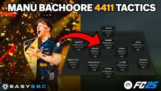 *META* 4-4-1-1 World Champion Custom Tactics in FC25! - Manu Bachoore