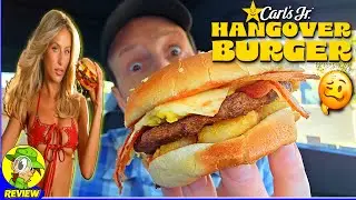 Carl's Jr.® Hangover Burger Review ⭐🥴🍳🍔 Alix Earle Collab! 👙 Peep THIS Out! 🕵️‍♂️