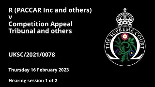 R (PACCAR Inc and others) v Competition Appeal Tribunal and others