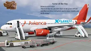 |XP12.2.1-b2| South American Ops| SKBO Bogot&aacute;, Colombia to SKPS Pasto, Colombia| ToLiss A319-132|