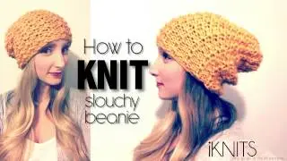 KNITTING TUTORIAL - PURL STATEMENT HAT