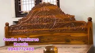 5&rsquo;-6.5 Bed without storage with pure teak wood 