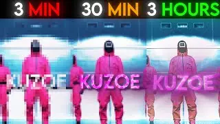 Editing Challenge - 3 Minutes VS 30 Minutes VS 3 hours