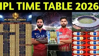 IPL 2026 Time Table Announced | RCB all Matches list | IPL Matches Date venue | RCB Chinnaswamy