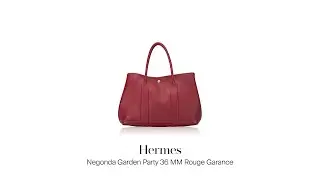 Mau Jual Tas Branded Second? Hermes Negonda Garden Party 36 MM Rouge Garance