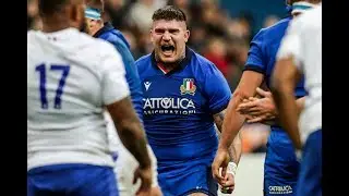 Mattia Bellini dots down late Italy score | Guinness Six Nations