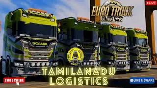 🚛 Euro Truck Simulator LIVE | Tamil Gameplay Truckers MP FUN | Multiplayer to Friends and subscriber