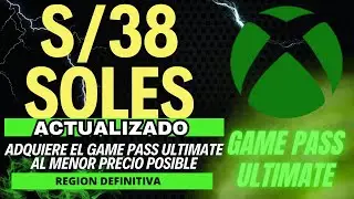 GAMEPASS ULTIMATE A S/ 38 Y JUEGOS AL MEJOR PRECIO POSIBLE EN LA NUEVA REGION DE XBOX PARA COMPRAR