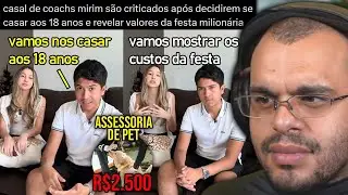 COACHS M&Iacute;RINS DE 18 ANOS ANUNCIAM CASAMENTO MILION&Aacute;RIO E S&Atilde;O CRITICADOS