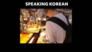 Koreans React to a Foreigner Speaking Fluent Korean at a Korean Market #shorts