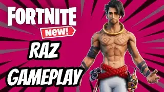 RAZ Skin Gameplay In Fortnite