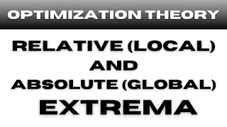 Relative (Local) and Absolute (Global) Extrema