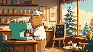 Capybara Coffee Time ☕❄️Gentle Lofi Vibes ~ Chill Lofi Music for Comfort & Focus