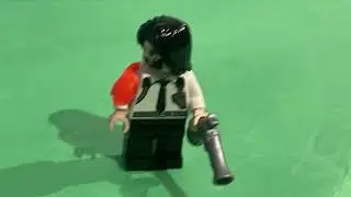 Lego John Wick 4 John vs Caine round one 