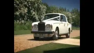White Vintage Rolls Royce Wedding Car Hire Nottingham