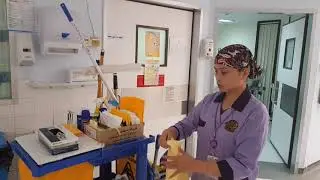 Discharge Isolation room cleaning procedure (Part 1)