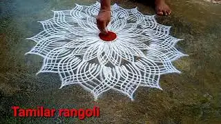 karthigai margazhi madham traditional diya rangoli design/padi kolam/pandaga muggulu/tamilar rangoli