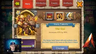 8/8 Wargod Maxed Rockno Takes on Insane Dungeons! Castle Clash