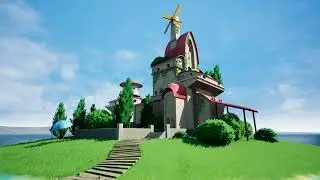 Low poly stylized island - UE4