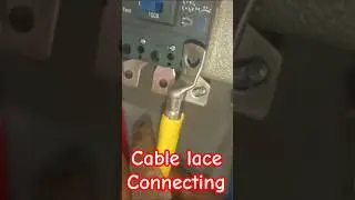 Cable Lace Connect ▶️ #mcb #cable #shorts #electrician #ytshorts #viral