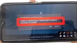 Fix Unable to validate license. Check to see if a network connection is available. problem solve