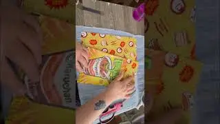 Turning A Chip Bag Into A Purse #fail #sewingtutorial #workinprogress
