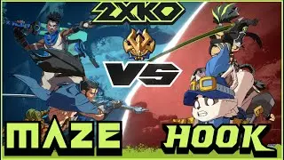 2XKO - MAZE (Yasuo/Ekko) vs HOOK (Teemo/Yasuo) - 2XKO Fights!