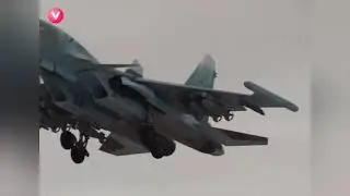 Russia's Defence Ministry Releases video Of Sukhoi-34 Bombing Ukrainian Military Infrastructure.