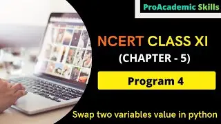 Swapping of Two Variable values in Python