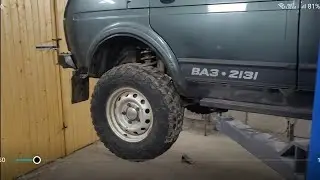 Ваз 2131 Нива. Замена задних подшипников полуосей.