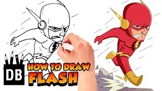 How to Draw Flash | Justice League | 4 Kids
