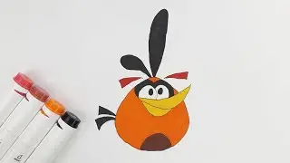 How to draw Bubbles (Angry Birds) | Easy Drawing for Beginners | Neel Artify 