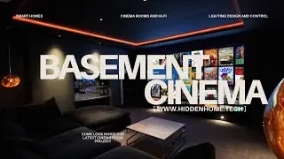 Our latest and best luxury home cinema installation in Bath. Hidden Home Technology.