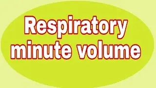 Minute ventilation or respiratory minute volume short video