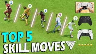TOP 5 SKILL MOVES IN EA FC 24 - META SKILL MOVES TUTORIAL