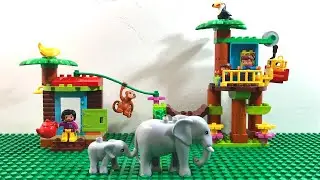 How To Build Lego Duplo Tropical Island Animals 10906 | Lego Empire Satisfying Stop Motion Animation