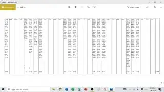 So what does an actual schedule look like?