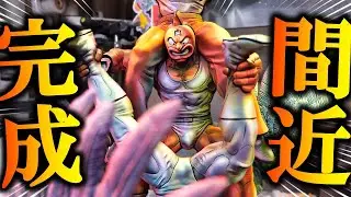 【遂に明日、展示】いよいよ作品も完成間近だから最後の追い込みをかけていった結果・・・【キン肉マン　マッスルドッキング　フィギュア塗装　リペイント】