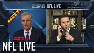 Adam Schefter breaks news of Cardinals releasing Chris Johnson live on air | NFL Live | ESPN