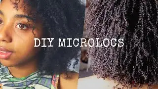 DIY STARTER MICROLOCS INSTALLATION ON 4C | TWO STRAND METHOD