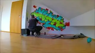 Graffiti Kinderzimmer Gestaltung Stuttgart Mika